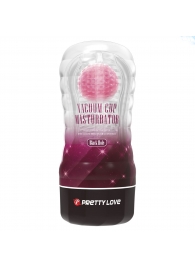 Прозрачный текстурированный мастурбатор Vacuum Cup Masturbator Black Hole - Baile - в Магнитогорске купить с доставкой