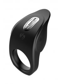 Черное эрекционное виброкольцо Vibro Lust Ring - MALESATION - в Магнитогорске купить с доставкой