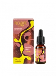 Капли с согревающим эффектом Passion Drips Warming - 15 мл. - Pleasure Lab - купить с доставкой в Магнитогорске