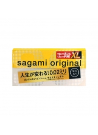 Презервативы увеличенного размера Sagami Original 0.02 XL-size - 12 шт. - Sagami - купить с доставкой в Магнитогорске