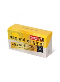 Презервативы увеличенного размера Sagami Original 0.02 XL-size - 12 шт. - Sagami - купить с доставкой в Магнитогорске