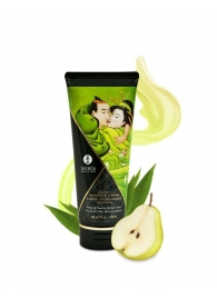 Массажный крем для тела с ароматом груши и зелёного чая Pear   Exotic Green Tea - 200 мл. - Shunga - купить с доставкой в Магнитогорске