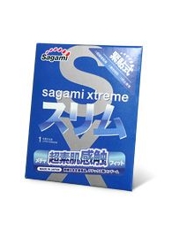 Презерватив Sagami Xtreme FEEL FIT 3D - 1 шт. - Sagami - купить с доставкой в Магнитогорске