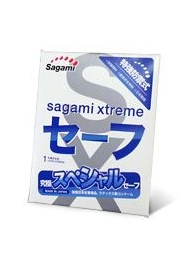 Презерватив Sagami Xtreme Ultrasafe с двойным количеством смазки - 1 шт. - Sagami - купить с доставкой в Магнитогорске