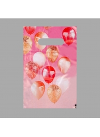 Пакет «Праздничные шары» с вырубной ручкой (20х30 см) - UPAK LAND - купить с доставкой в Магнитогорске