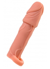 Телесная удлиняющая насадка с подхватом - 16 см. - ToyFa - в Магнитогорске купить с доставкой