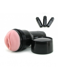Мастурбатор-вагина Fleshlight - Vibro Pink Lady Touch с вибрацией - Fleshlight - в Магнитогорске купить с доставкой