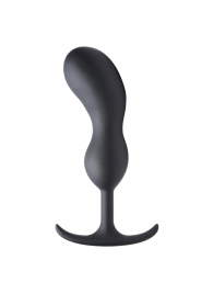 Черный массажер простаты с утяжелителями Premium Silicone Weighted Prostate Plug XL - 20,8 см. - XR Brands - в Магнитогорске купить с доставкой