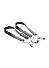 Ремни с зажимами для половых губ Spread Labia Spreader Straps with Clamps - XR Brands - купить с доставкой в Магнитогорске
