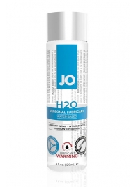 Возбуждающий лубрикант на водной основе JO Personal Lubricant H2O Warming - 120 мл. - System JO - купить с доставкой в Магнитогорске
