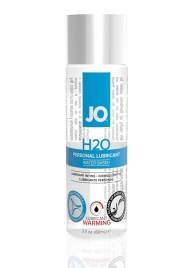 Возбуждающий лубрикант на водной основе JO Personal Lubricant H2O Warming - 60 мл. - System JO - купить с доставкой в Магнитогорске