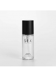 Съедобное cогревающее массажное масло Slow Sex - 50 мл. - Bijoux Indiscrets - купить с доставкой в Магнитогорске