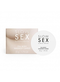 Массажная свеча для всего тела Slow Sex - 50 гр. - Bijoux Indiscrets - купить с доставкой в Магнитогорске