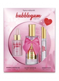 Набор средств для массажа и ласк Bubblegum Play Kit - Bijoux Indiscrets - купить с доставкой в Магнитогорске