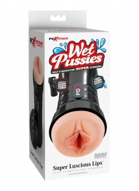 Мастурбатор-вагина в колбе Super Luscious Lips - Pipedream - в Магнитогорске купить с доставкой