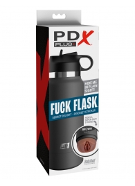 Смуглый мастурбатор-вагина в корпусе-бутылке F*ck Flask - Pipedream - в Магнитогорске купить с доставкой