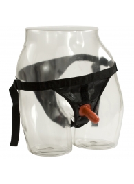 Трусики со штырьком для фиксации насадок Ultra Harness with Plug - Doc Johnson - купить с доставкой в Магнитогорске