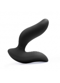 Черный вибромассажер простаты 3,5’’ Curve P-spot Massager - 12 см. - Erokay - в Магнитогорске купить с доставкой