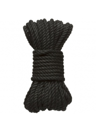 Черная верёвка для связывания и фиксации Bind Tie - 9,14 м. - Doc Johnson - купить с доставкой в Магнитогорске