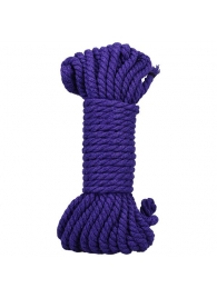 Фиолетовая верёвка для связывания и фиксации Bind Tie - 9,14 м. - Doc Johnson - купить с доставкой в Магнитогорске
