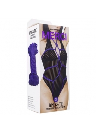 Фиолетовая верёвка для связывания и фиксации Bind Tie - 15,24 м. - Doc Johnson - купить с доставкой в Магнитогорске