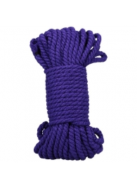 Фиолетовая верёвка для связывания и фиксации Bind Tie - 15,24 м. - Doc Johnson - купить с доставкой в Магнитогорске