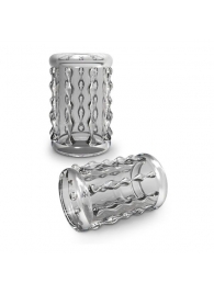 Прозрачная насадка с бороздками STAY HARD COCK SLEEVE 04 CLEAR - Blush Novelties - в Магнитогорске купить с доставкой