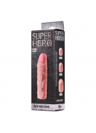 Фаллоудлинитель SUPER HERO Sex Machine - 15,5 см. - Lola Games - в Магнитогорске купить с доставкой