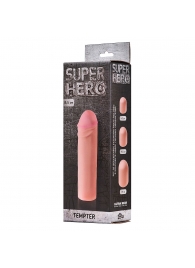 Фаллоудлинитель SUPER HERO Tempter - 16 см. - Lola Games - в Магнитогорске купить с доставкой