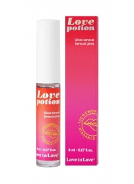 Возбуждающий блеск для губ Love Potion - 8 мл. - Love to Love - купить с доставкой в Магнитогорске