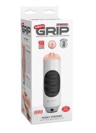 Мастурбатор-вагина Extreme Toyz Mega Grip Vibrating Stroker Mouth - Pipedream - в Магнитогорске купить с доставкой