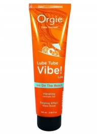 Гель с эффектом вибрации Lube Tube Vibe Low Sex On The Beach - 100 мл. - ORGIE - купить с доставкой в Магнитогорске