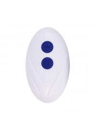 Синее эрекционное виброкольцо с клиторальной подушечкой и пультом ДУ Adjustable Fun Ring - Zero Tolerance - в Магнитогорске купить с доставкой