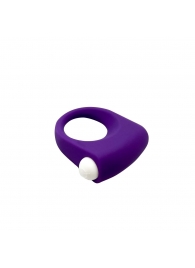 Фиолетовое эрекционное кольцо Puggle Vibrating Ring with Bullet - Adrien Lastic - в Магнитогорске купить с доставкой