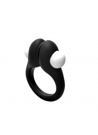 Черное эрекционное кольцо Zippy Vibrating Ring With Bullet - Adrien Lastic - в Магнитогорске купить с доставкой