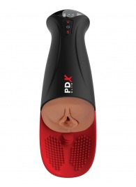 Мастурбатор-вагина в колбе с вибрацией Fuck-O-Matic Pro XL - Pipedream - в Магнитогорске купить с доставкой