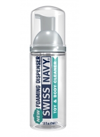 Очищающая пенка для игрушек и тела Toy   Body Cleaner Foamer - 47 мл. - Swiss navy - купить с доставкой в Магнитогорске