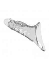 Прозрачная насадка на пенис - 22 см. - Baile - в Магнитогорске купить с доставкой