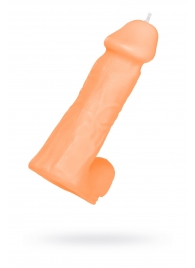 Оранжевая сувенирная свеча «Пенис» - Pecado - купить с доставкой в Магнитогорске
