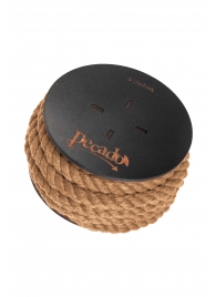 Джутовая веревка для шибари на катушке - 5 м. - Pecado - купить с доставкой в Магнитогорске