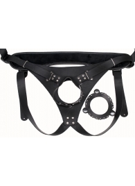 Пояс Hard Brutal для больших насадок - LOVETOY (А-Полимер) - купить с доставкой в Магнитогорске