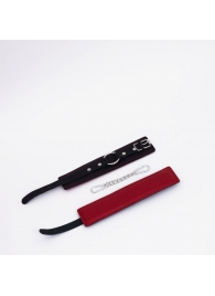 Черно-красные кожаные оковы - Crazy Handmade - купить с доставкой в Магнитогорске