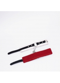 Бело-красные кожаные оковы - Crazy Handmade - купить с доставкой в Магнитогорске