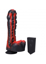 Черно-красная мини-машина на присоске Tendril Thruster - 21,6 см. - Doc Johnson - купить с доставкой в Магнитогорске