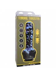 Черно-синяя мини-машина на присоске Tendril Thruster - 21,6 см. - Doc Johnson - купить с доставкой в Магнитогорске