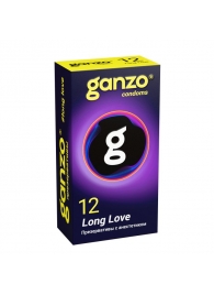 Презервативы с анестетиком для продления удовольствия Ganzo Long Love - 12 шт. - Ganzo - купить с доставкой в Магнитогорске