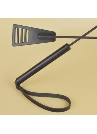 Черный кожаный стек «Сириус» - 60 см. - Sitabella - купить с доставкой в Магнитогорске