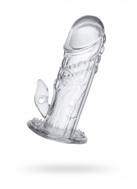 Прозрачная насадка на пенис Uco - 13 см. - A-toys - в Магнитогорске купить с доставкой