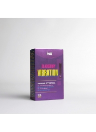 Стимулирующий гель с эффектом вибрации Blackberry Vibration - 15 мл. - INTT - купить с доставкой в Магнитогорске