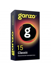 Классические презервативы с обильной смазкой Ganzo Classic - 15 шт. - Ganzo - купить с доставкой в Магнитогорске